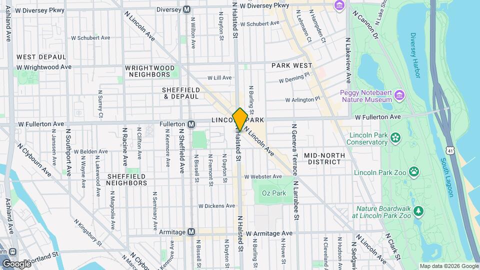 2329 N Halsted St Map and Location Details