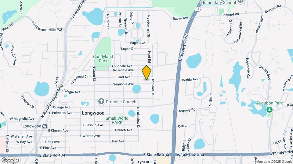 841 Seminole Ave Map and Location Details