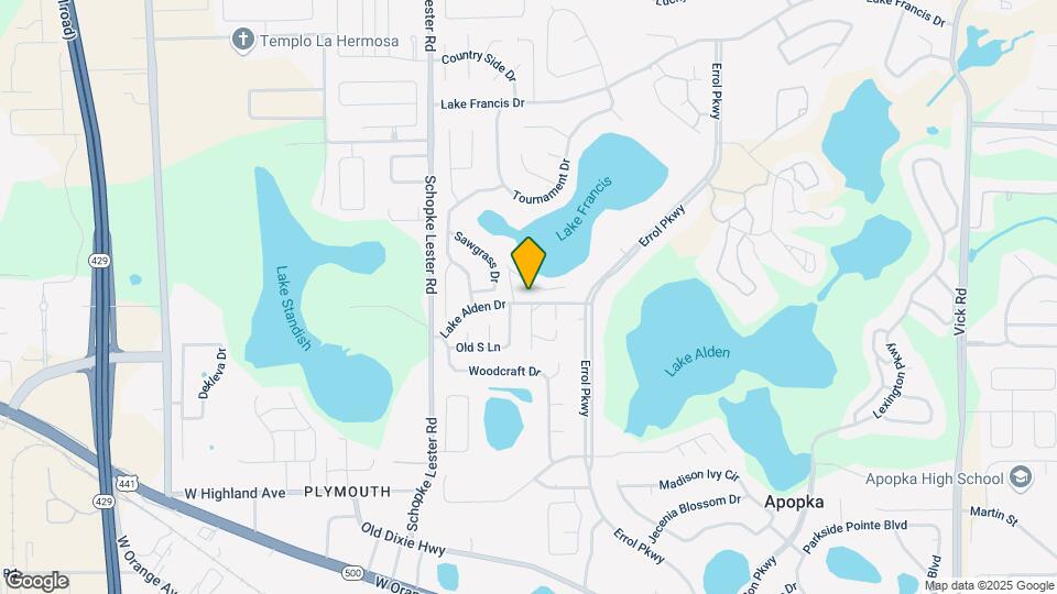2031 Lake Alden Dr Map and Location Details