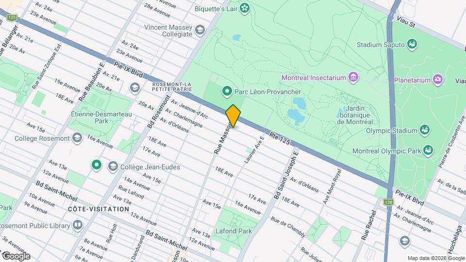 5380 Jeanne-D'arc Av Map and Location Details