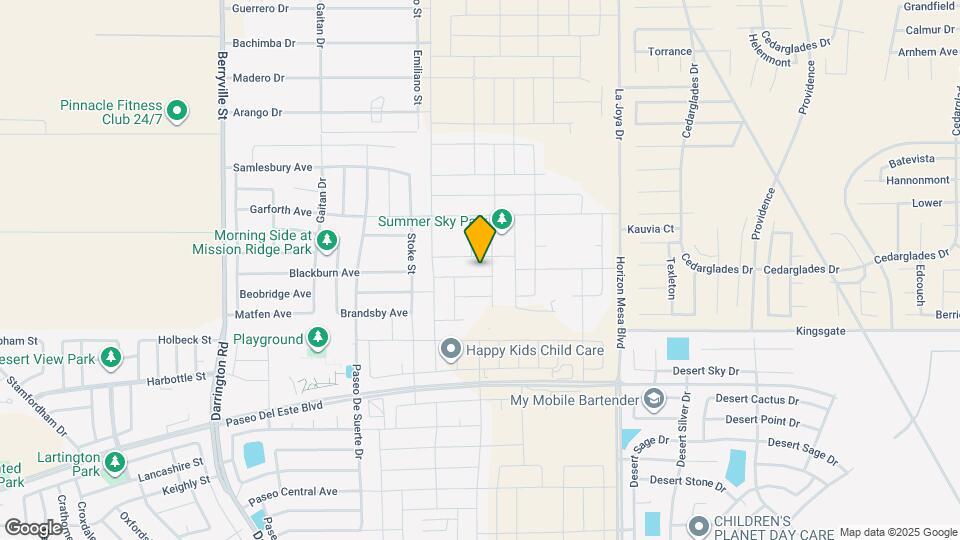 13849 Summer Story Ave Map and Location Details