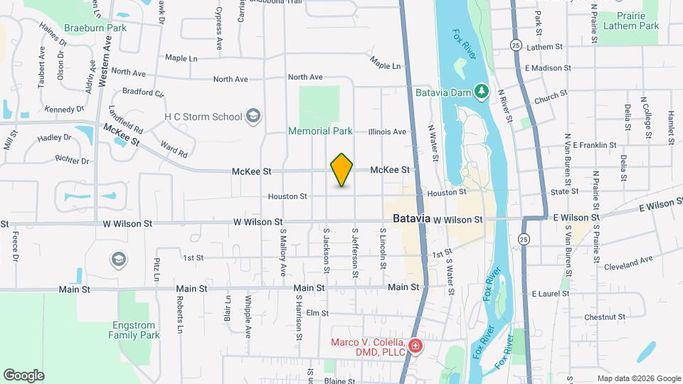 515 Houston St, Unit Upper Map and Location Details