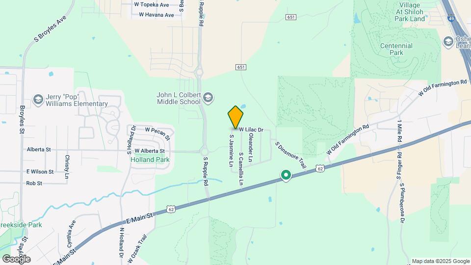 1142 S Jasmine Ln Map and Location Details