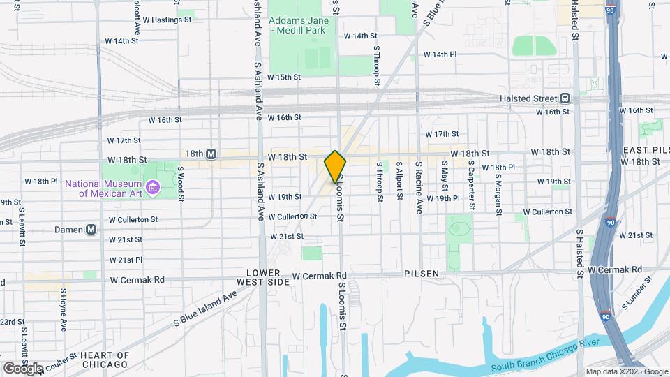 1846 S Loomis St Map and Location Details