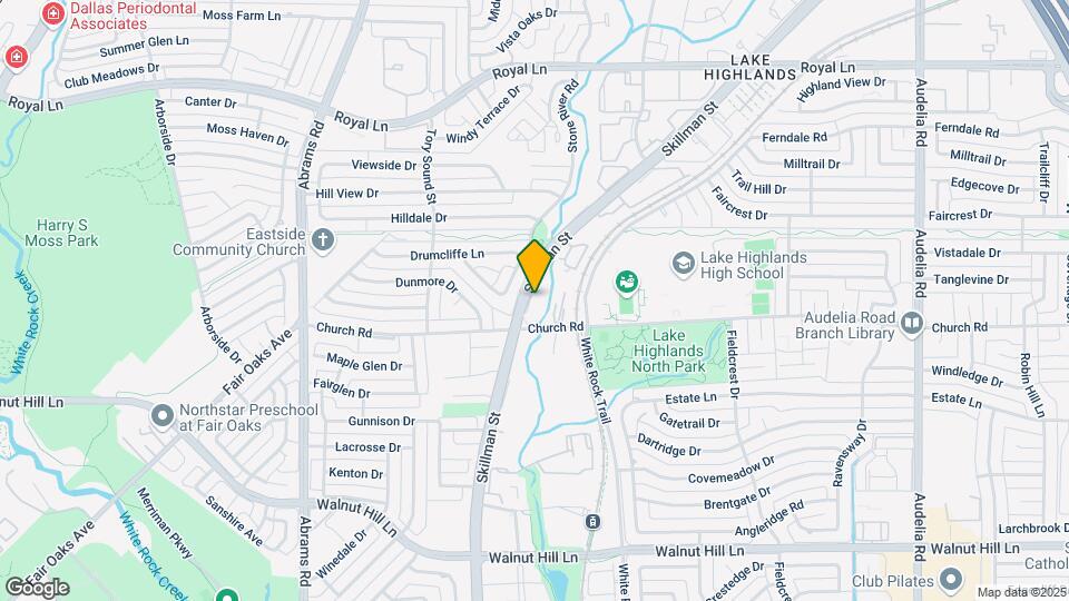 7660 Skillman St Map and Location Details