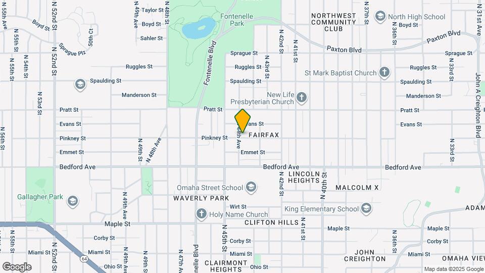 3501 N 44th Ave Map and Location Details