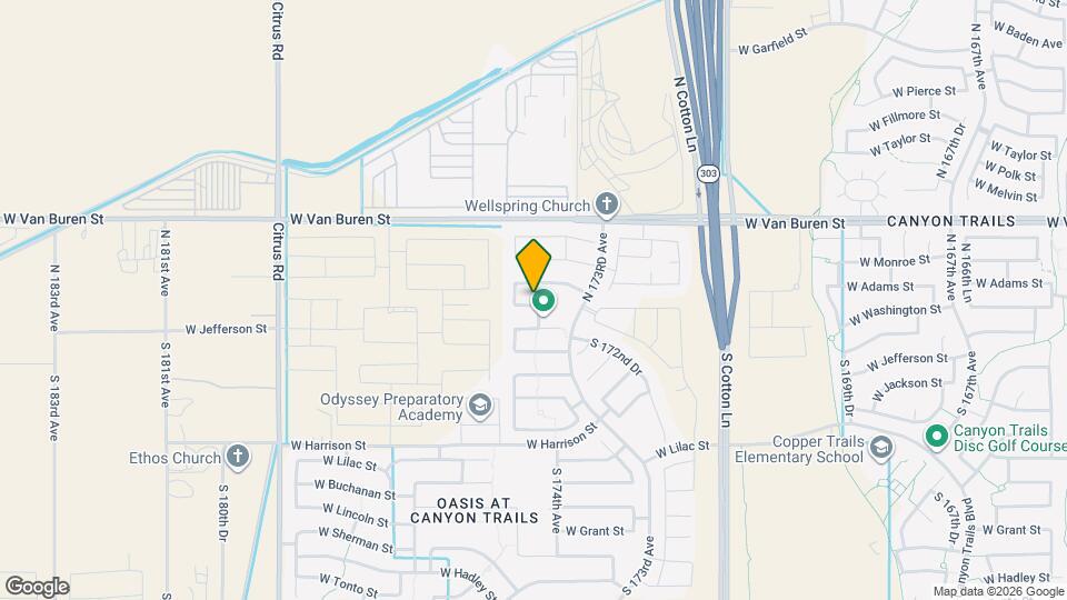 17420 W Washington St Map and Location Details