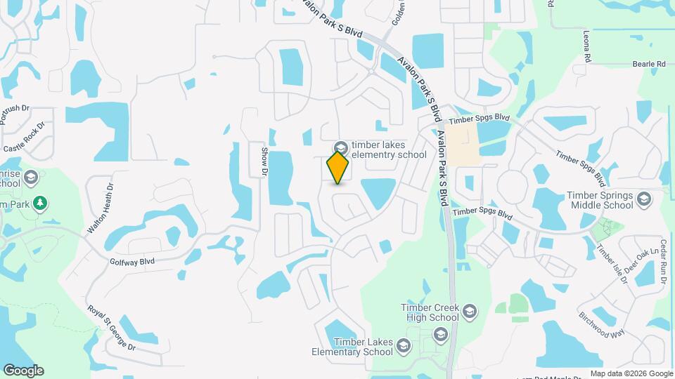 13544 Hidden Forest Cir Map and Location Details