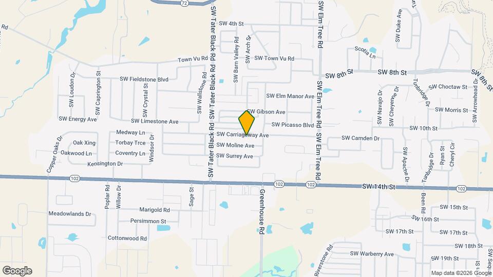 3803 SW Carriageway Ave Map and Location Details