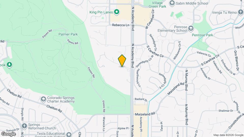 3705 Hartsock Ln Map and Location Details