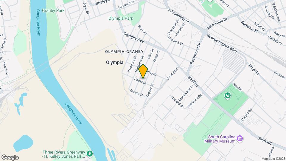 1324 Dover St Map and Location Details