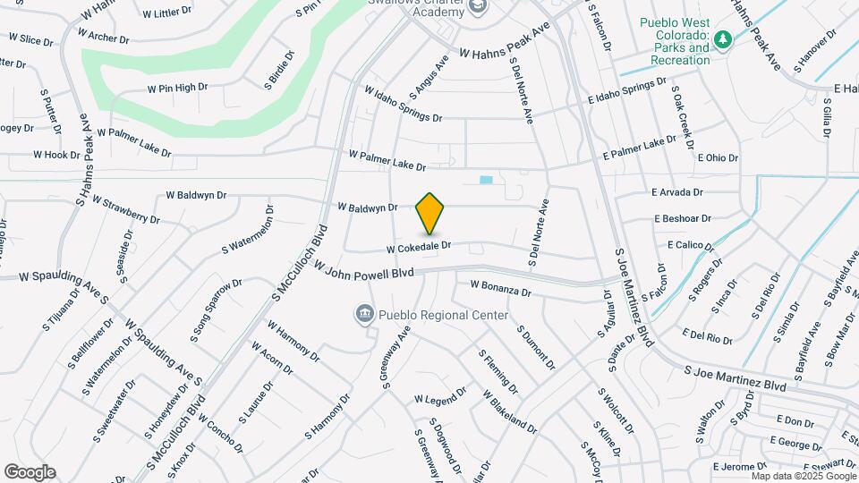 127 W Cokedale Dr Mapa y Detalles de la Ubicación