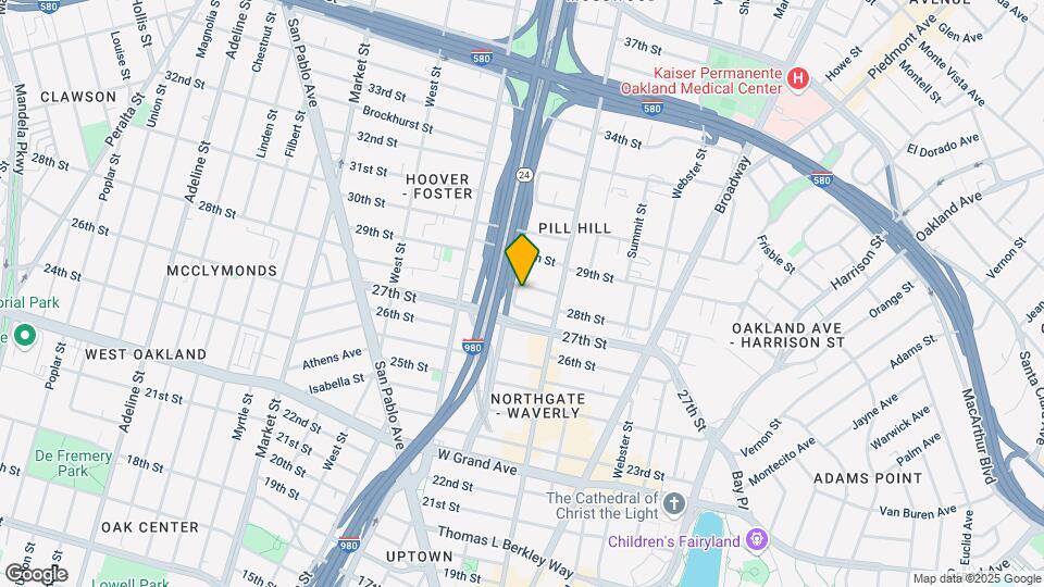 541 28th St Map and Location Details