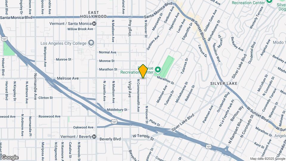 3910 Melrose Ave Map and Location Details