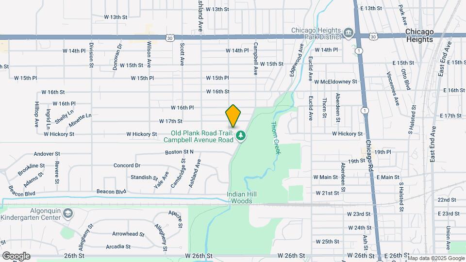 251 Hickory St Map and Location Details