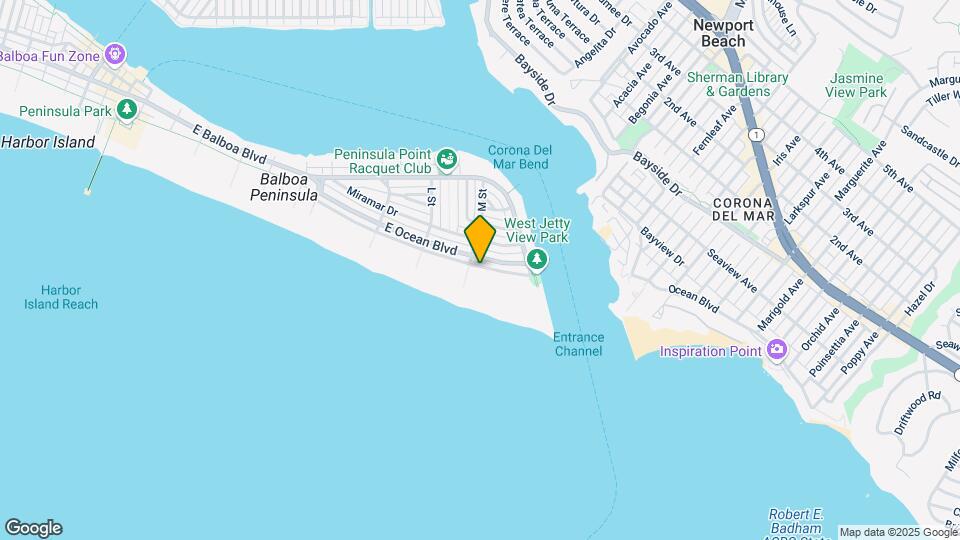 2108 E Oceanfront Map and Location Details