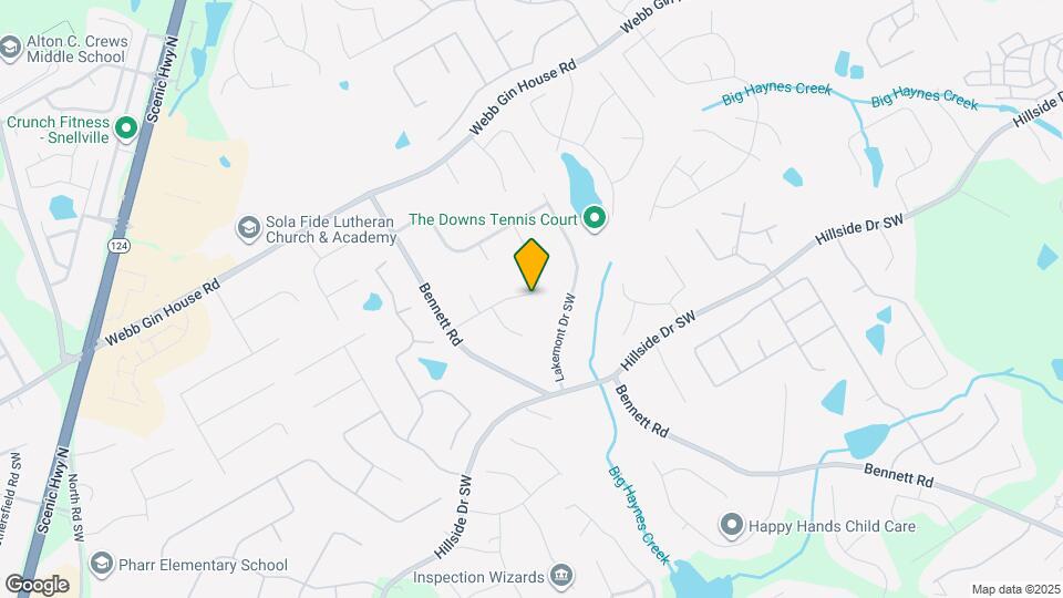 1106 Westwood Pl SW Map and Location Details