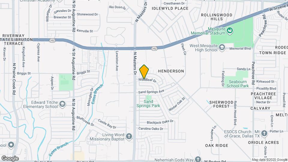 10220 Woodleaf Dr Map and Location Details