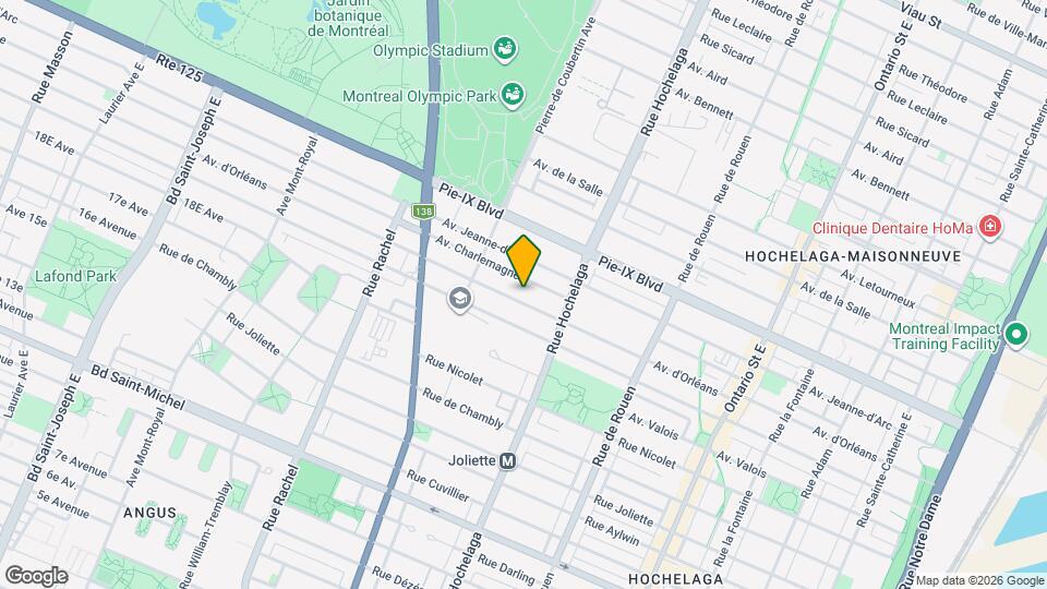 2605-2625 D’Orléans Map and Location Details