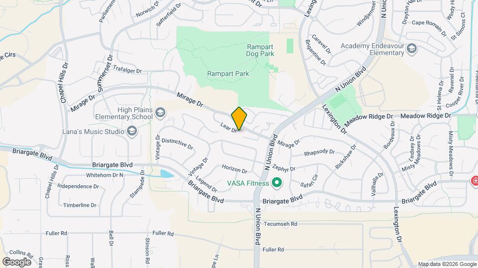 2767 Lear Dr Map and Location Details