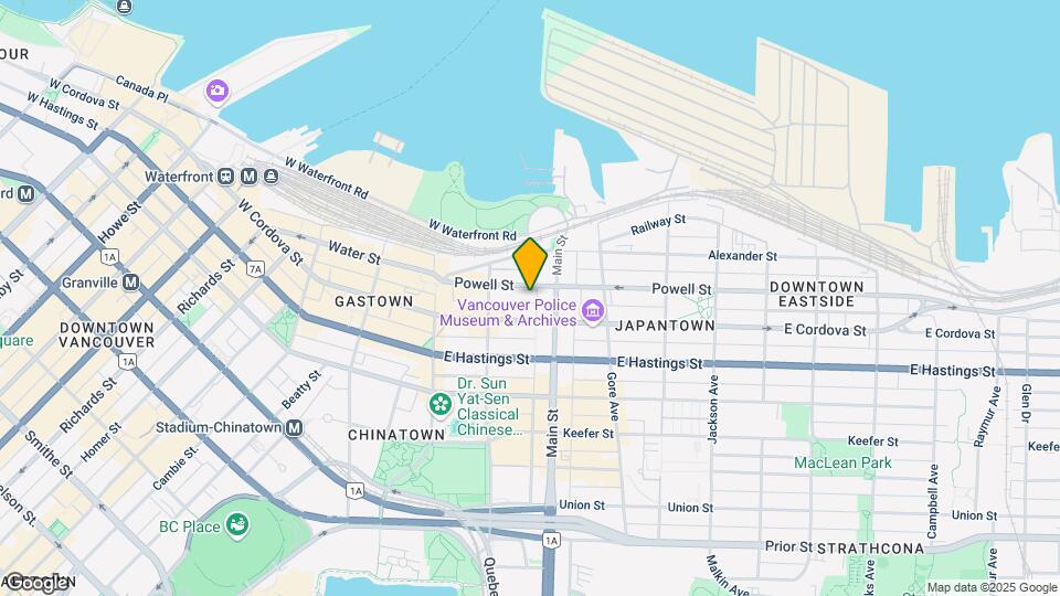 Smart Gastown Map and Location Details