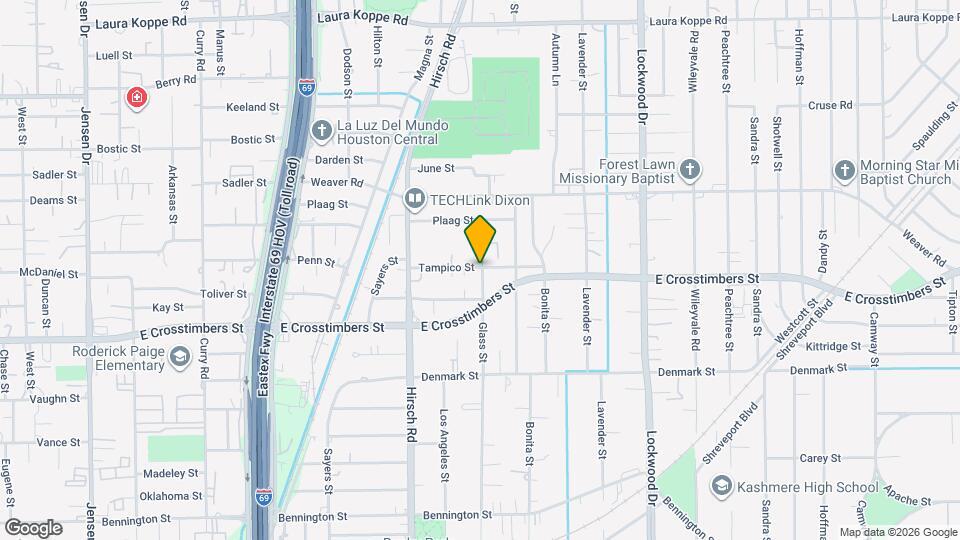 7823 Glass St Map and Location Details