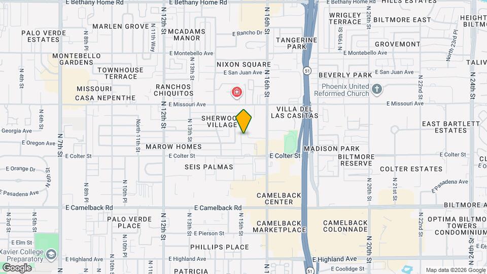 5228 N 15th St Map and Location Details