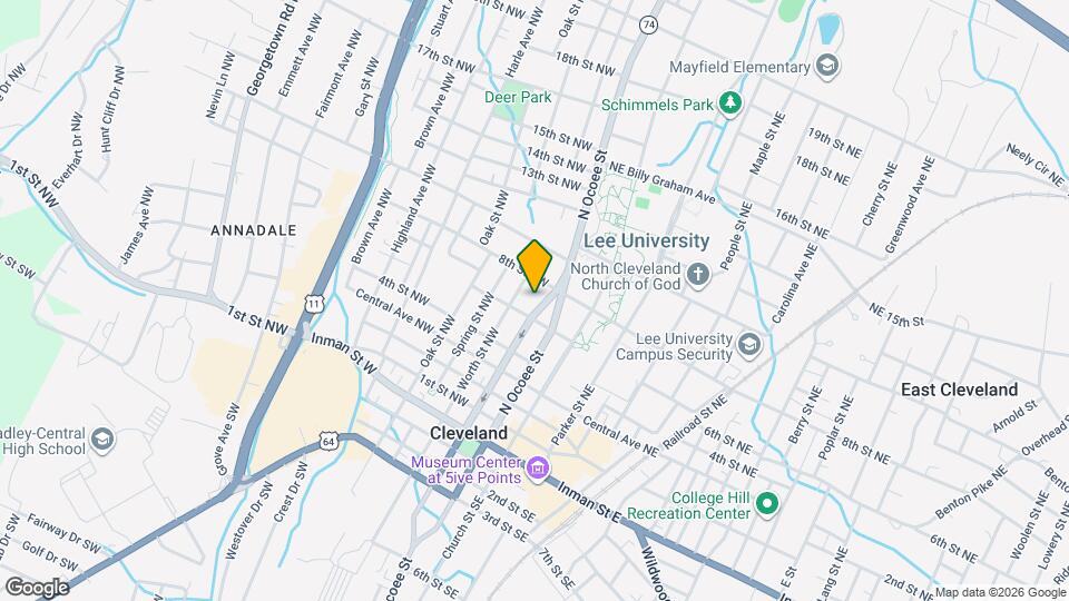 733 Broad St NW Map and Location Details