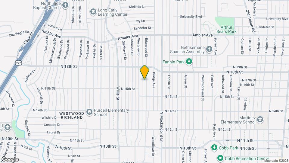 1634 Briarwood St Map and Location Details