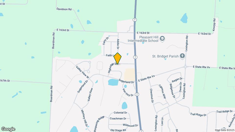 2126 Highridge Dr Mapa y Detalles de la Ubicación
