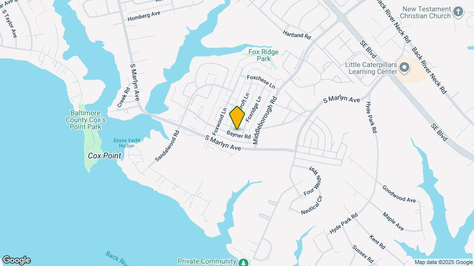 1037 Bayner Rd Map and Location Details