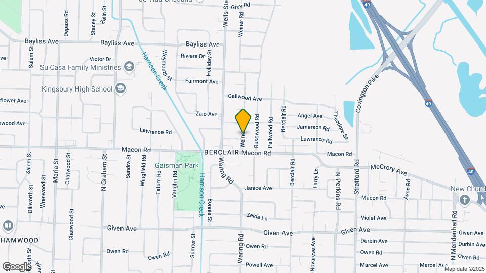 1158 Weiner Rd Map and Location Details