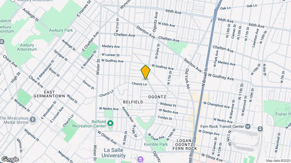 6010 Ogontz Ave Map and Location Details