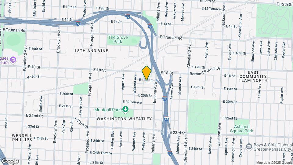 3311 E 19th St-Unit -Kansas City Map and Location Details