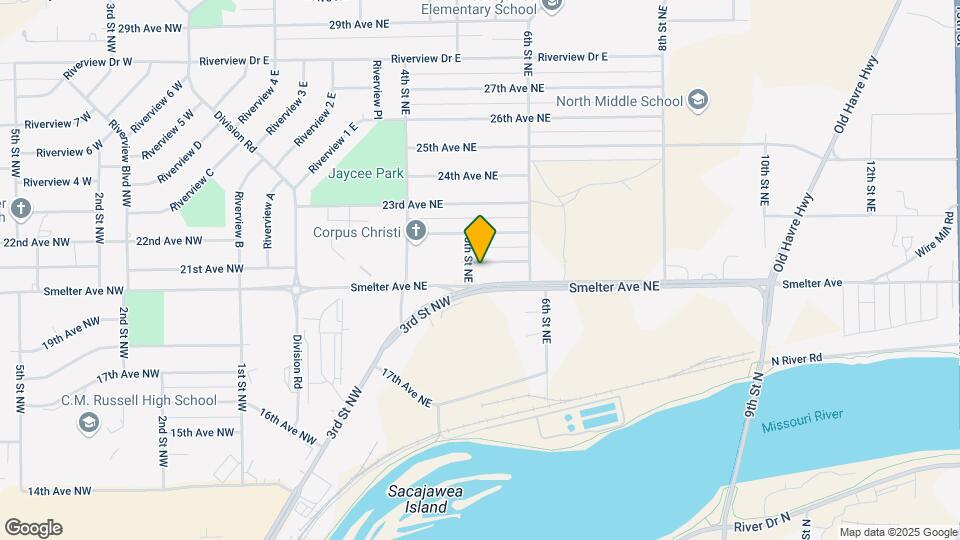 504 21st Ave NE Map and Location Details