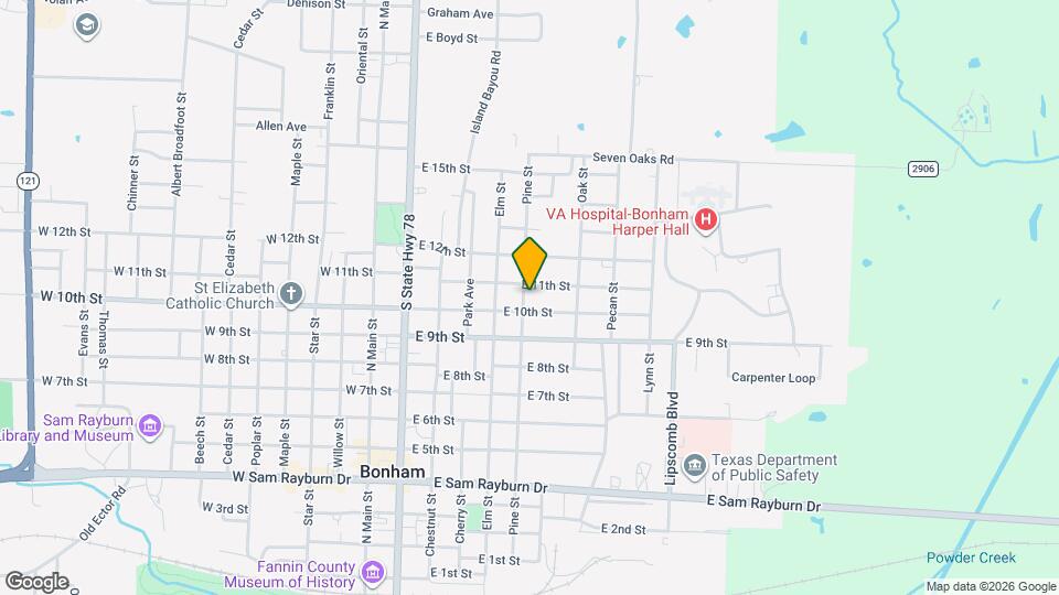 1014 Pine St Map and Location Details