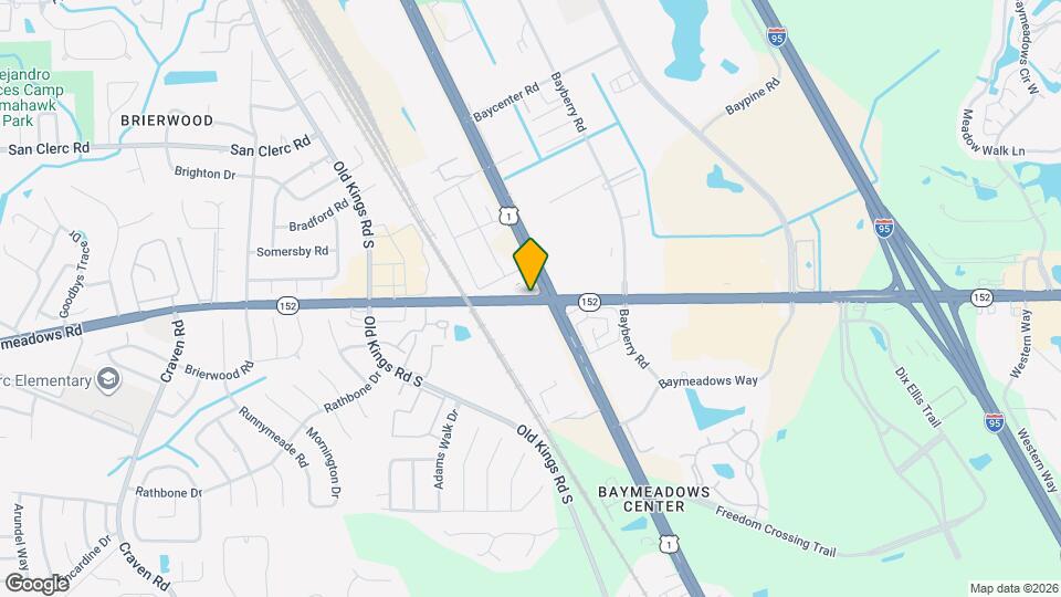 7990 Baymeadows Rd Map and Location Details