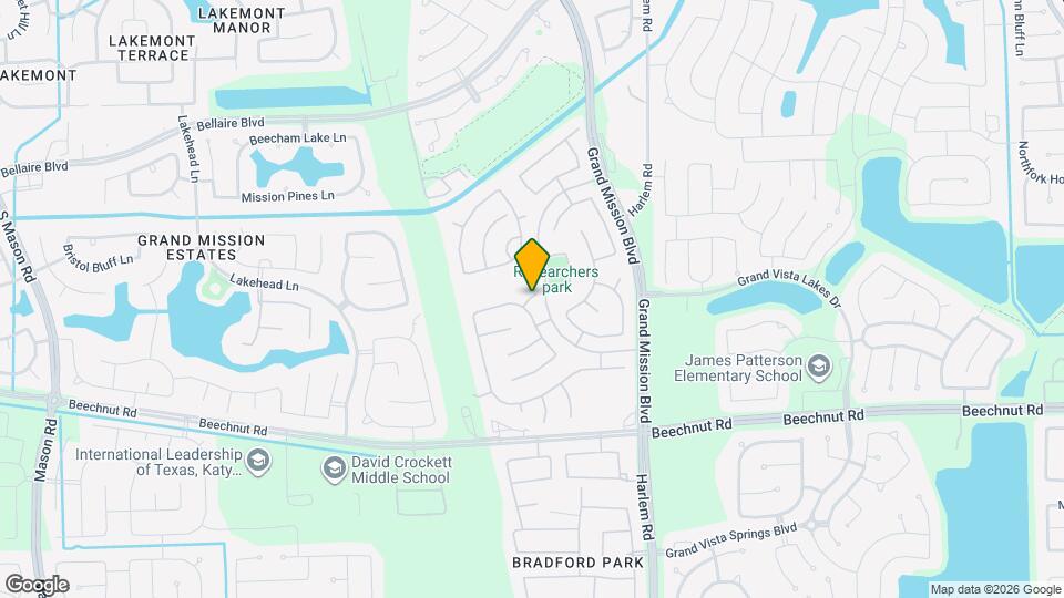 19415 Bronte Springs Court Map and Location Details