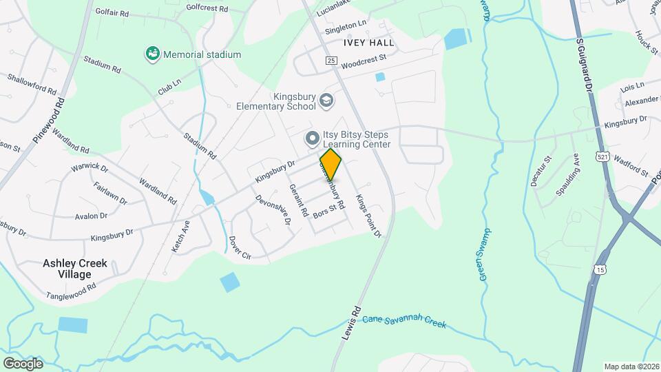 901 Tristan St Map and Location Details