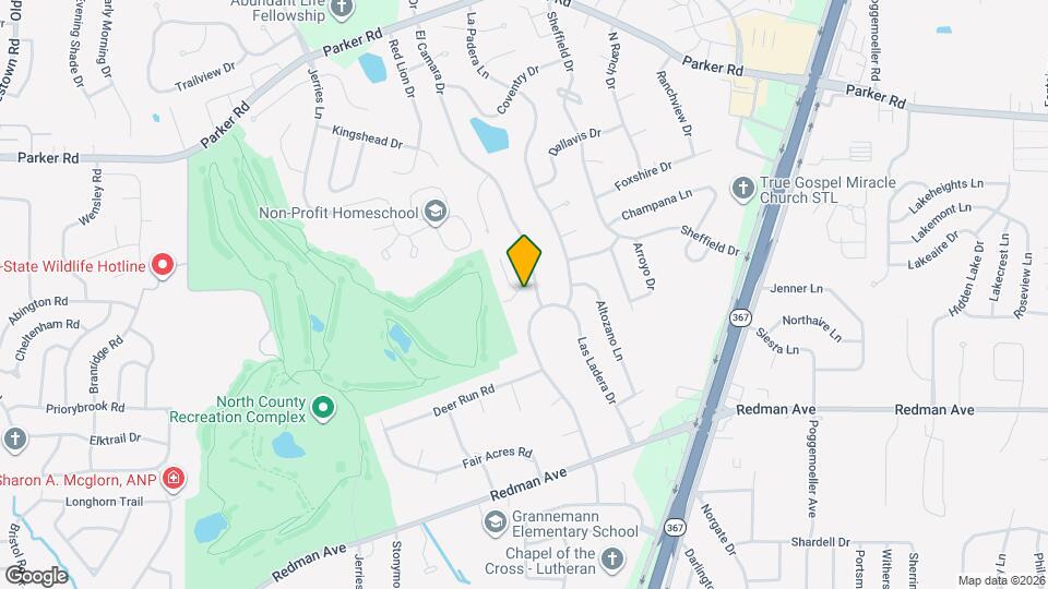 6380 El Serrano Dr Map and Location Details