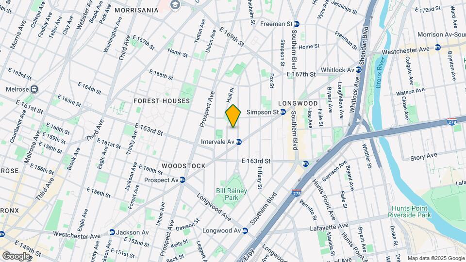 993 Intervale Ave Map and Location Details