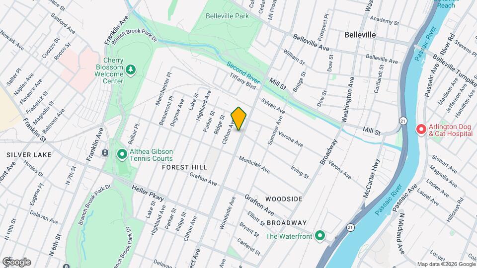 832 Mount Prospect Ave Map and Location Details