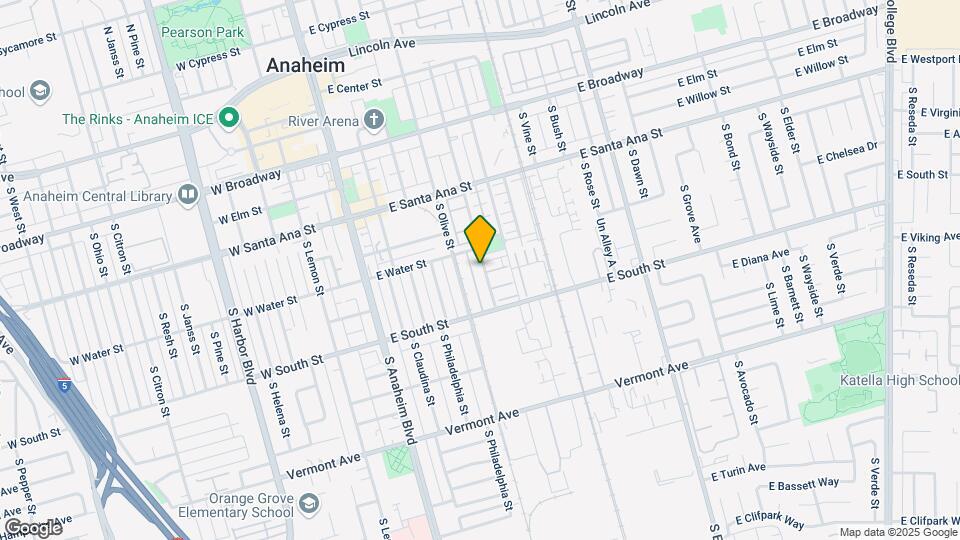 619 S Melrose St Map and Location Details