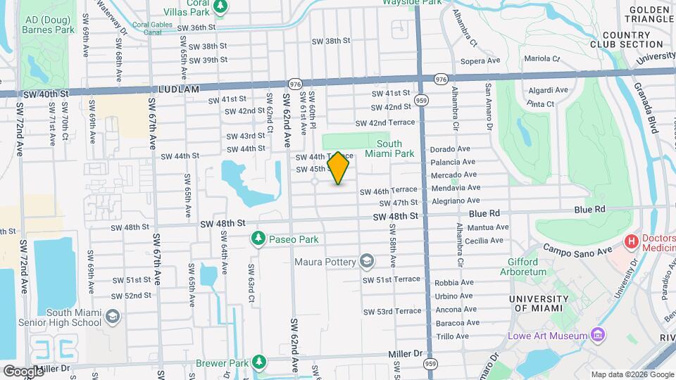 5951 SW 46th Terrace Map and Location Details