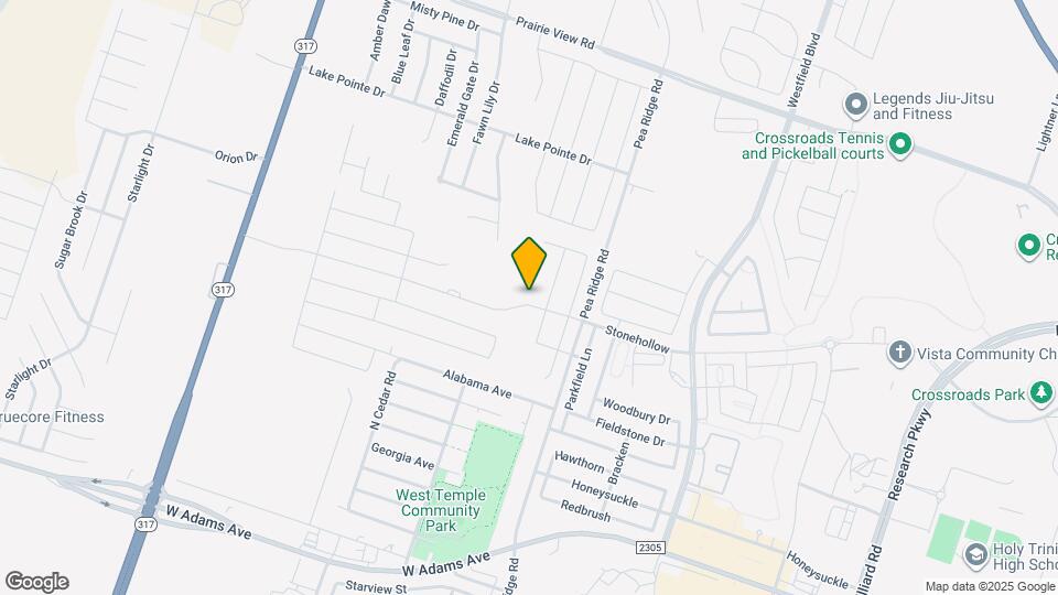 8314 Stonehollow Map and Location Details