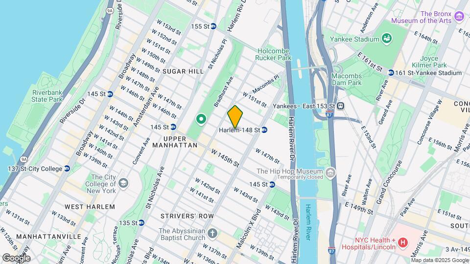220 W 148th St Map and Location Details