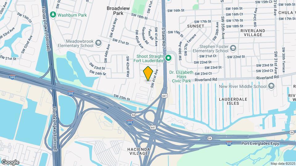 4131 SW 24th Ct-Unit -2 Map and Location Details