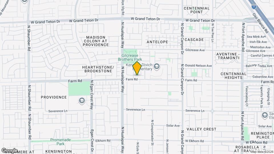 10001 Central Valley Ave Map and Location Details