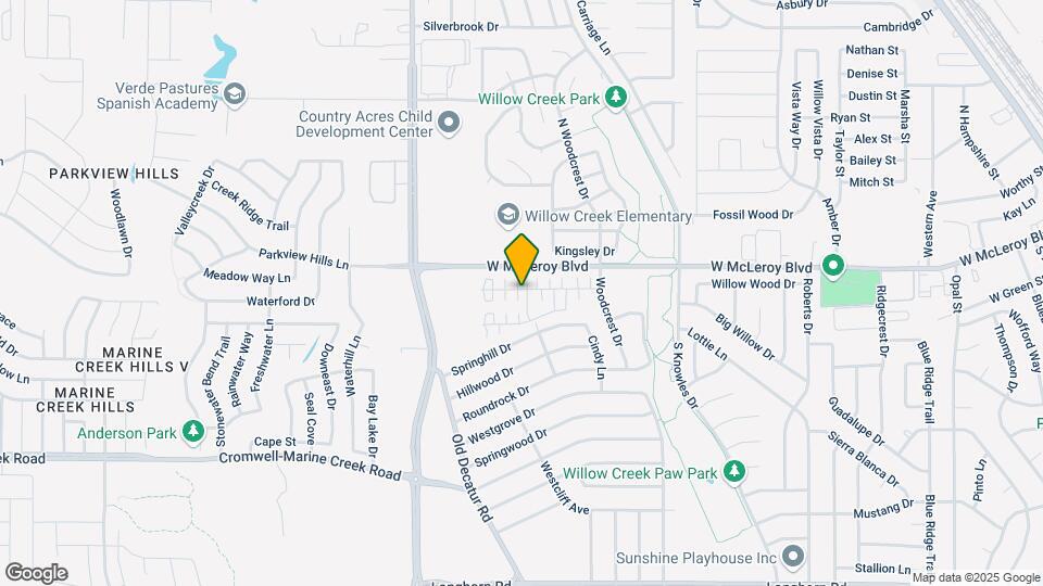 1101 Fallgate Dr Map and Location Details