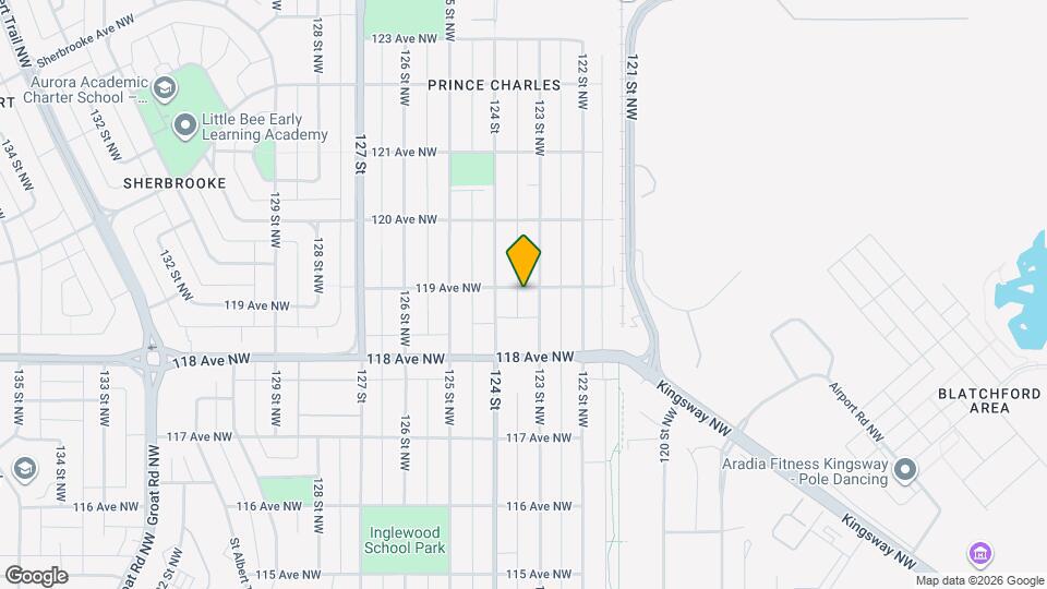 12309-12119 119 Ave NW Map and Location Details